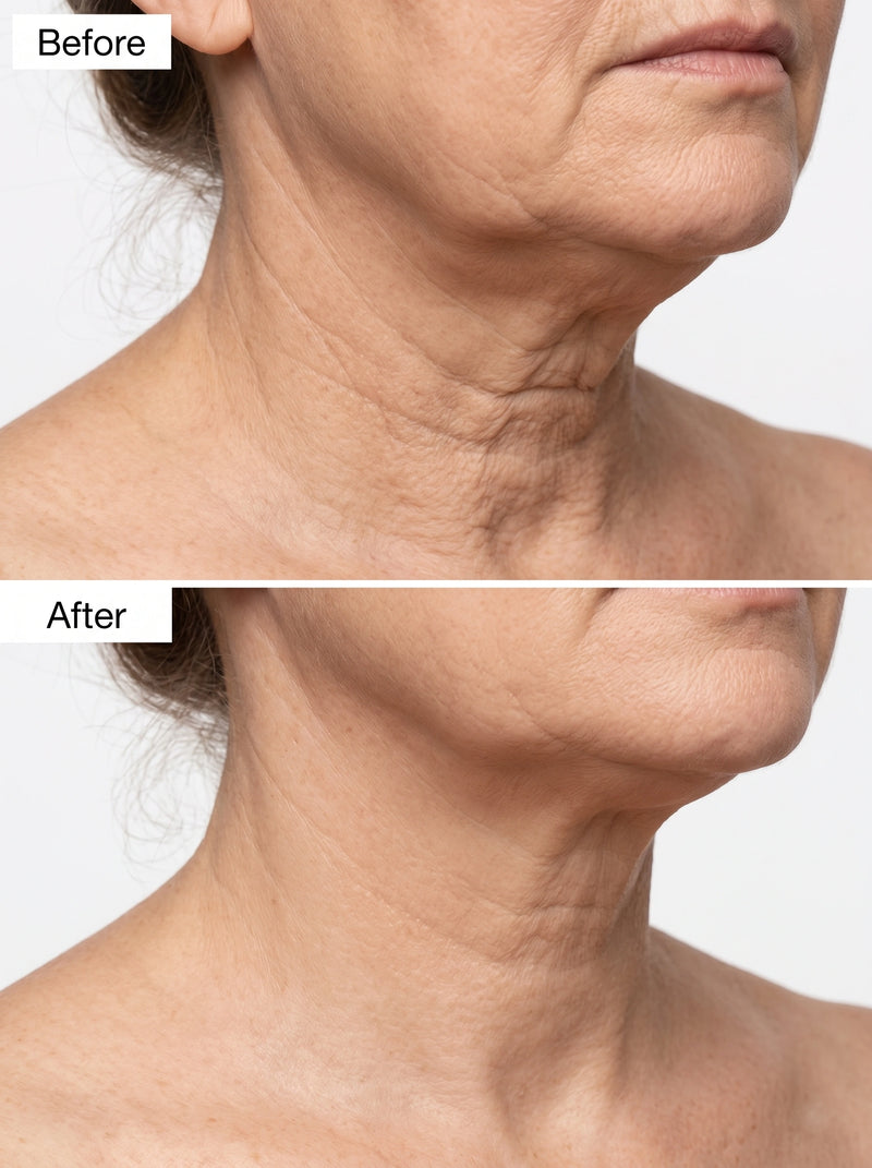 Before and after result